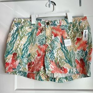Old Navy Tropical Chino Shorts